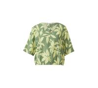 Strukturierte Bluse im O-Shape 40 olive 2176362.79A2.40