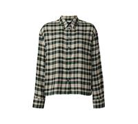 Hemdbluse im Relaxed Fit mit Raffung am Rücken 48 petrol|mehrfarbig 2170018.69N1.48