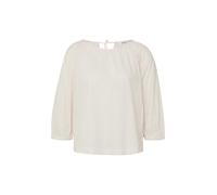 Klassische Bluse S.OLIVER, Damen, Gr. 38, rose stripe, Web, Obermaterial: 50% Baumwolle, 50% Viskose, gestreift, relaxed fit normal, Rundhals, elastischer Bund, Blusen Bluse, mit Streifen Muster (8530