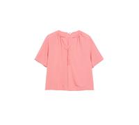 Strukturierte Viskosemix-Bluse mit Raffung 36 pink 2179125.4239.36