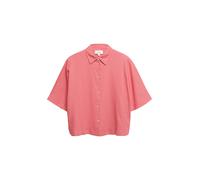 s.Oliver Kurzarm-Bluse aus Leinenmix Pink Größe 46