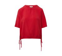 Gemusterte Shirt-Bluse mit verstellbarem Saum 36 rot 2166511.3533.36