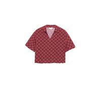 Viskosebluse im Boxy Fit 36 rot 2179251.39A5.36