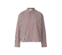 Gestreifte Baumwoll-Bluse mit Smok-Detail 36 rot|weiß 2170035.39G9.36