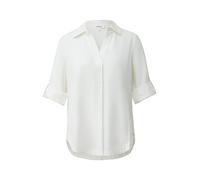 s.Oliver Red Label - Bluse mit V-Ausschnitt und 3/4-Ärmeln weiß - Gr. - 44