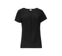 Bluse mit Schmuckkante 46 schwarz 2151132.9999.46