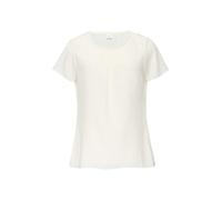 s.Oliver BLACK LABEL Bluse mit gelegten Falten in Offwhite, Größe 44