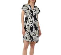 Blusenkleid aus Leinenmix mit Eingrifftaschen 42 schwarz 2165755.99A0.42