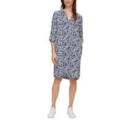 s.Oliver Damen 2142577 Kleid, blau|mehrfarbig 59A4, 36