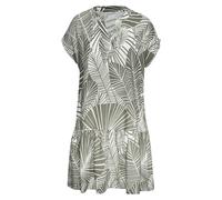 Blusenkleid S.OLIVER, Damen, Gr. 36, N-Gr, bunt (khaki, creme), Obermaterial: 100% Viskose, Kleider, Topseller (36693629-36) khaki, creme