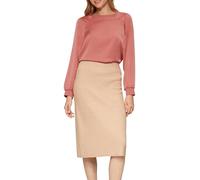 s.Oliver Blusenshirt aus Satin mit Rippbündchen