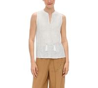 s.Oliver Blusenshirt im Leaf-Design mit Tunika-Ausschnitt