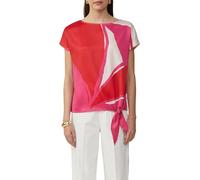 Blusenshirt im Fabricmix mit Artwork und Knotendetail 36 Rosa 2164451.45D4.36