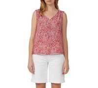 Blusentop aus Viskosemix mit Raffung 42 rot 2165764.35B0.42