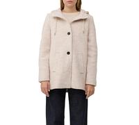 Bouclé-Jacke aus Wollmix mit Kapuze 48 beige 2166945.81W9.48