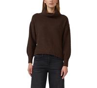 Bouclé-Strickpullover mit Rollkragen 40 braun 2172667.8945.40