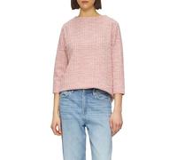 Bouclé-Sweatshirt im Boxy-Fit mit kleinem Stehkragen 38 rot|mehrfarbig 2164675.4101.38