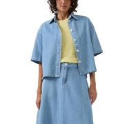 s.Oliver Jeansbluse Boxy – Relaxed Fit, reine Baumwolle, blau – Gr. 46 – 2176461.52Y2.46
