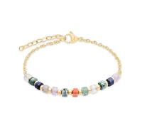 s.Oliver Bracelet - Elegantes Armband aus poliertem Edelstahl - gold - Ankerkette verstellbar bis 20 cm - wasserfest & hautfreundlich