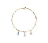 s.Oliver Armband - aus Edelstahl mit Stein-Details