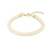 s.Oliver Armband - aus Edelstahl-Mesh mit funkelnden Zirkoniasteinen