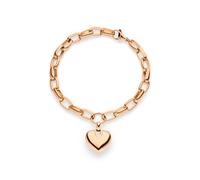 s.Oliver Bracelet - Elegantes Armband aus poliertem Edelstahl - roségold - Gliederkette verstellbar bis 20 cm - wasserfest & hautfreundlich