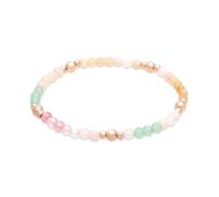 s.Oliver Bracelet - Elegantes Armband aus poliertem Edelstahl - roségold - Kugelkette verstellbar bis 18 cm - wasserfest & hautfreundlich