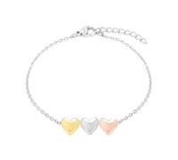 s.Oliver Armband - Tricolor Herzen