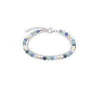 s.Oliver Armband - zweireihig aus Edelstahl und mit Beads