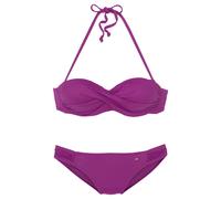 Bügel-Bandeau-Bikini S.OLIVER Gr. 38, Cup B, pink (fuchsia) Damen Bikini-Sets (307661-38) fuchsia