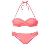 s.Oliver Damen s.Oliver Beachwear Bügel-Bandeau-Bikini apricot, Größe 38, 4306310 Apricot M