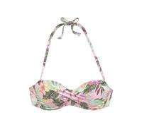 S.OLIVER Bügel-Bandeau-Bikini-Top Damen rose-bedruckt Gr.38 Cup E