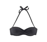 Bandeau-Bikini-Top S.OLIVER "Spain" Gr. 36, Cup C, schwarz Damen Bikini-Oberteile (597212-36) schwarz