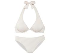 Strukturierter Bikini mit Bügel-Top 42E creme 6010587.727.42E