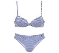 S.OLIVER Bügel-Bikini Damen hellblau-weiß Gr.34 Cup C