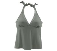 S.OLIVER Bügel-Tankini-Top Damen oliv Gr.42 Cup C