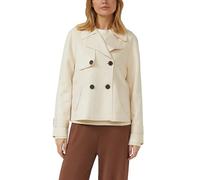 Cabanjacke im Relaxed Fit in Velourslederoptik 38 beige 2173540.8001.38