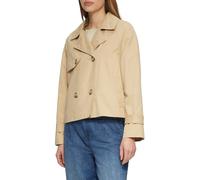 s.Oliver RED LABEL Relaxed Fit Cabanjacke mit Raglanärmeln und Streifenfutter in Beige, Größe 46