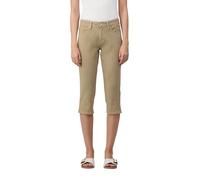 s.Oliver Capri-Jeans Betsy – Slim Fit, Mid Rise, Slim Leg – Braun Größe 46