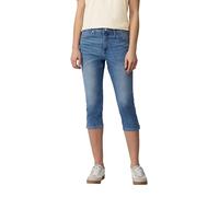 s.Oliver Damen Capri-Jeans Betsy 2163798 (DE/NL/SE/PL, Numerisch, 42, Regular, Regular, blau)