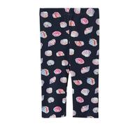 s.Oliver Capri-Leggings aus Baumwollmix mit All-Over-Print tiefblau 116