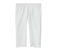 s.Oliver Capri Leggings aus Baumwollstretch mit Elastikbund weiß 110