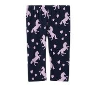 s.Oliver Capri-Leggings mit All-Over-Print Navy 104
