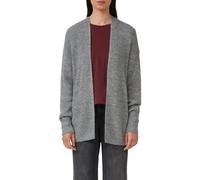 Cardigan S.OLIVER, Damen, Gr. 36, grau melange, Strick, Obermaterial: 60% Polyacryl, 22% Polyester, 10% Alpaka, 8% Polyamid, meliert, regular fit taillenbedeckt, V-Ausschnitt, Rippbündchen, Strickjack