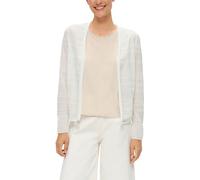 Cardigan mit Musterstruktur 38 creme