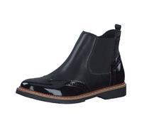 s.Oliver Damen Chelsea Boots mit Reißverschluss Elegant, Schwarz (Black Comb.), 41 EU