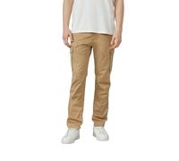 Cargohose S.OLIVER, Herren, Gr. XL, N-Gr, tan, Web, Obermaterial: 97% Baumwolle, 3% Elasthan, unifarben, bootcut fit lang, Hosen Cargohose, mit Stretch (93892109-XL) tan