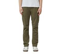 Cargohose S.OLIVER, Herren, Gr. S, N-Gr, dunkelgrün, Web, Obermaterial: 97% Baumwolle, 3% Elasthan, unifarben, bootcut fit lang, Hosen Cargohose, mit Stretch (48239933-S) dunkelgrün