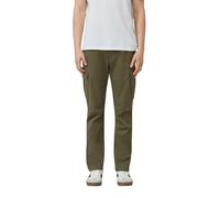 Cargohose S.OLIVER, Herren, Gr. XXL, N-Gr, dunkelgrün, Web, Obermaterial: 97% Baumwolle, 3% Elasthan, unifarben, bootcut fit lang, Hosen Cargohose, mit Stretch (48239933-XXL) dunkelgrün