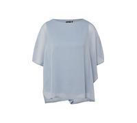Chiffon-Shirt im Relaxed Fit mit Jersey-Top 46 blau 2176506.5136.46